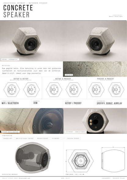 Concrete speaker